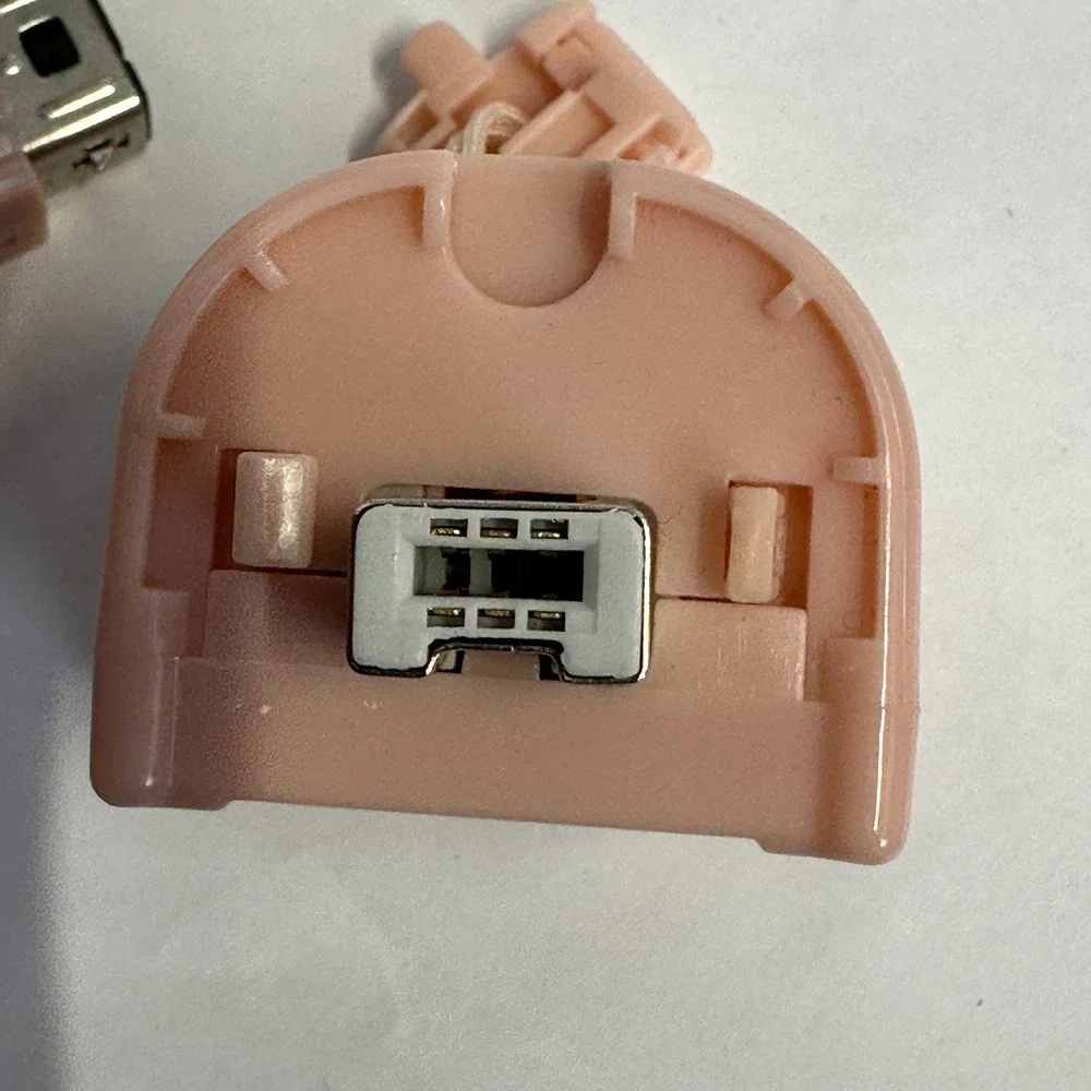 Polaroid Wii Wireless Remote Controller Pink Motion Plus USB Receiver Accessory